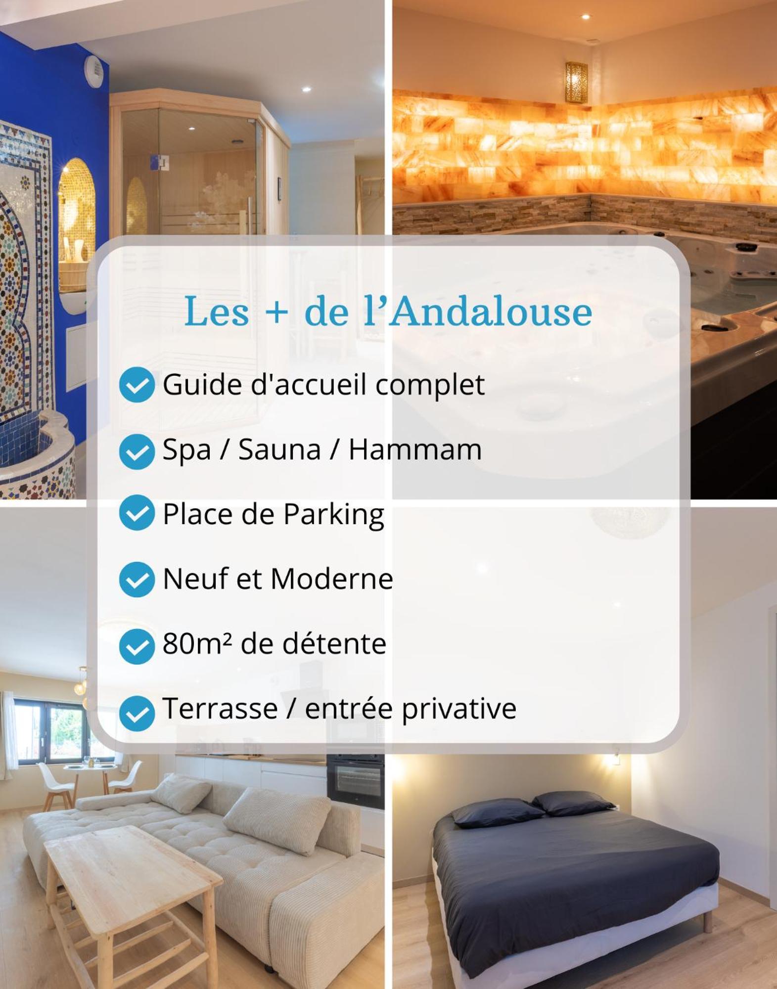 L'Andalouse & Spa Privatif - Strasbourg Mittel Mittelhausbergen Exterior foto